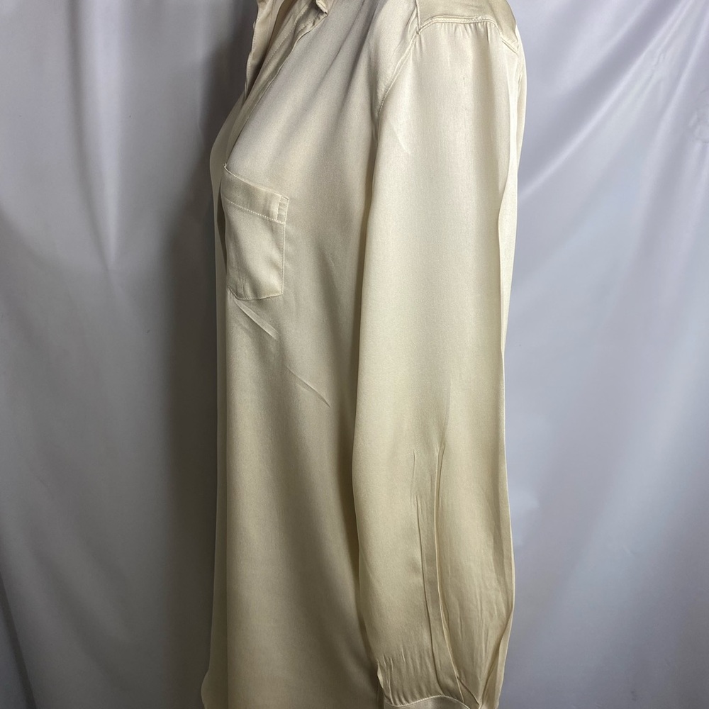 Frank Eileen size XS NWOT silk’s styles mart shirt dress button down women’s - Picture 9 of 12